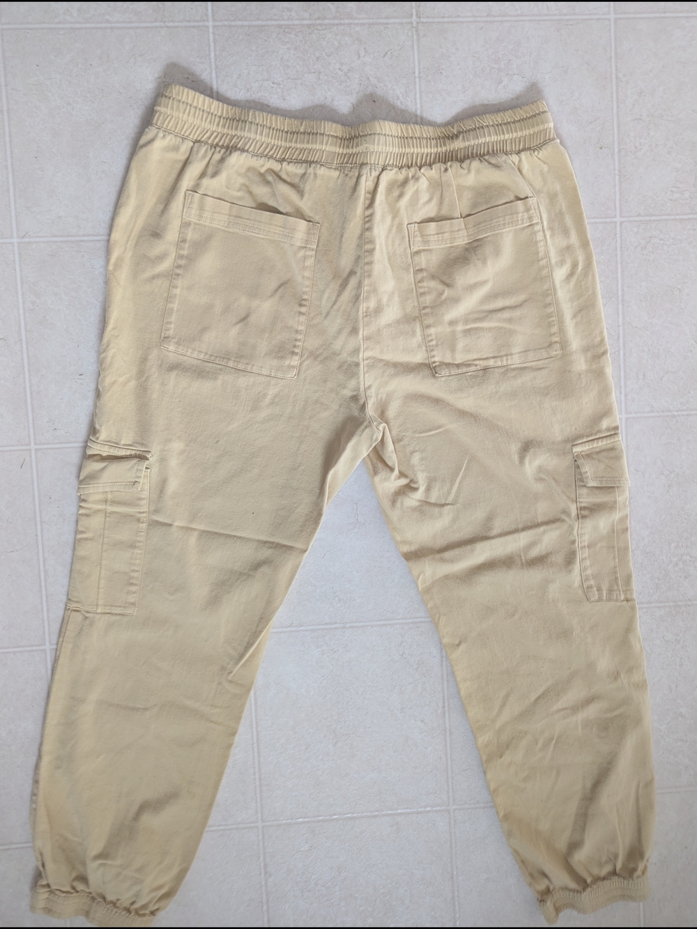 Threads 4 Thought Butter Yellow Cargo Jogger Pants - Picture 5 of 8